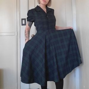 Hell bunny shirt waist dress